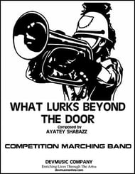 What Lurks Beyond the Door Marching Band sheet music cover Thumbnail